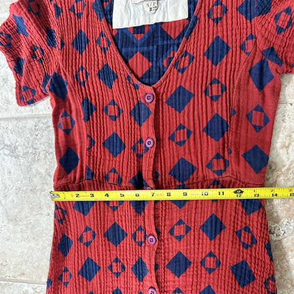 Ace & jig organic cotton midi dress in copper - Picture 8 of 15